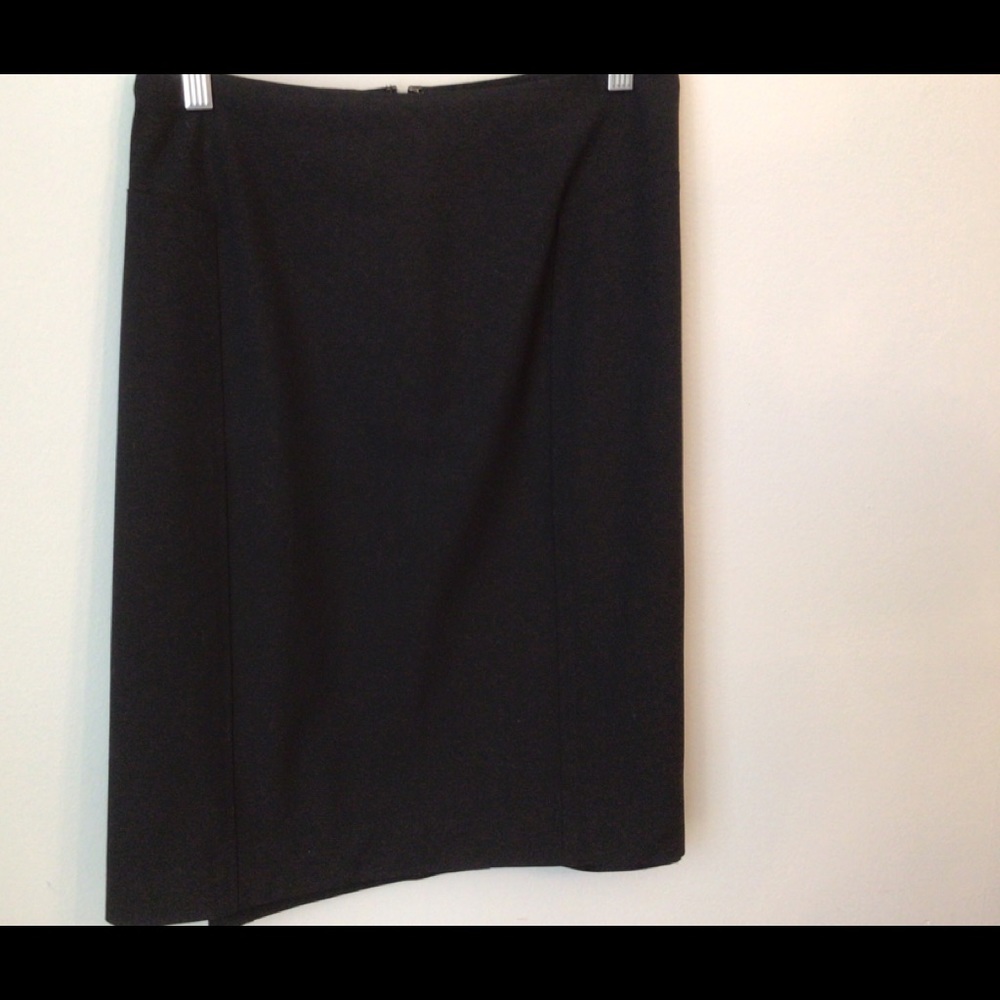Nordstrom Sejour classic black pencil skirt